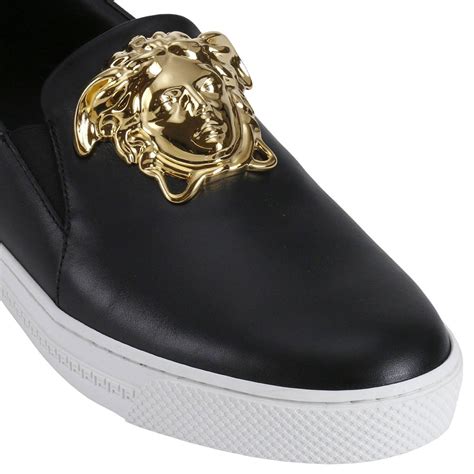 versace zip shoes men